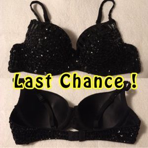 Decorative black beaded bra PRICE FIRM
Will be donating !